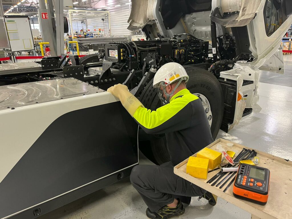 Renault Trucks travail sur véhicule électrique